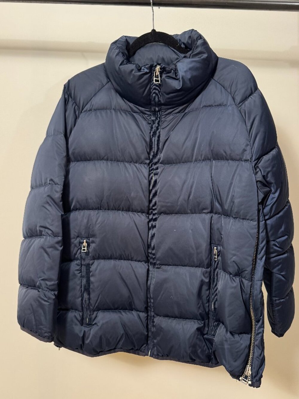 Tory Sport Navy Blue Puffer Jacket